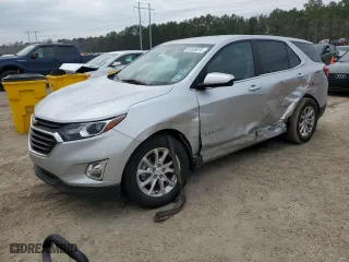 2021 Chevrolet Equinox LT with VIN 3GNAXKEV4MS157942, listed as a Copart auction lot 45535015 with 60,821 mi miles and Salvage Title. Bid and sale history available at carsss.com. Image 1.