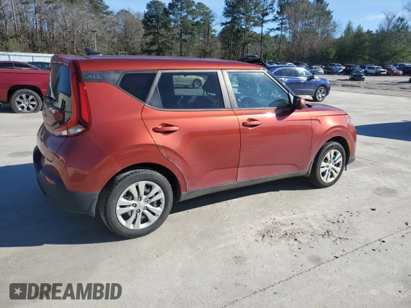 2020 Kia Soul LX with VIN KNDJ23AU8L7119475, listed as a Copart auction lot 46414965 with 90,343 mi miles and Salvage Title. Bid and sale history available at carsss.com. Image 3.