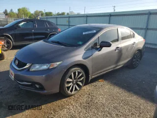 2015 Honda Civic EX-L z VIN 19XFB2F97FE244167, wystawiony jako Copart lot #54152455 z przebiegiem 100 480 mil mil oraz Szkody całkowita. Historia ofert i sprzedaży dostępna na DreamBid. Obrazek 1.