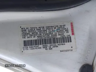 1995 Toyota Camry LE z VIN JT2SK12E5S0332027, wystawiony jako IAAI lot #42078977 z przebiegiem 128 929 mil mil oraz . Historia ofert i sprzedaży dostępna na DreamBid. Obrazek 9.