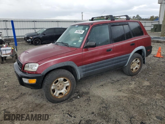 1999 Toyota RAV4 with VIN JT3GP10V4X7043368, listed as a Copart auction lot 74942864 with 367,714 mi miles and Salvage Title. Bid and sale history available at DreamBid. Image 1.