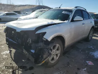 2003 Infiniti FX w/Options with VIN JNRBS08W13X402200, listed as a Copart auction lot 45246805 with 159,883 mi miles and Salvage Title. Bid and sale history available at carsss.com. Image 1.