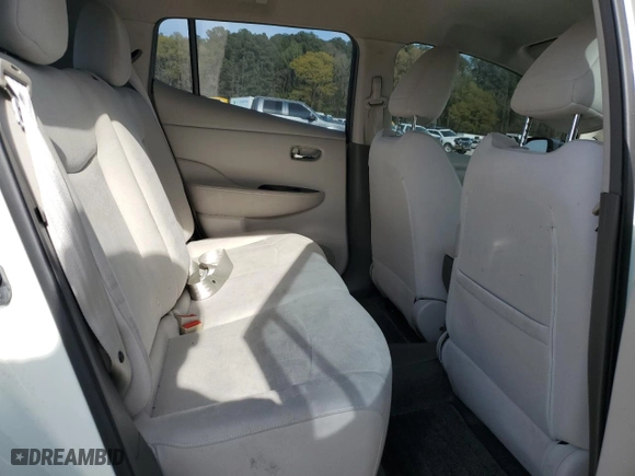 2012 Nissan LEAF SL with VIN JN1AZ0CP9CT020398, listed as a Copart auction lot 50673605 with 61,038 mi miles and Salvage Title. Bid and sale history available at carsss.com. Image 10.