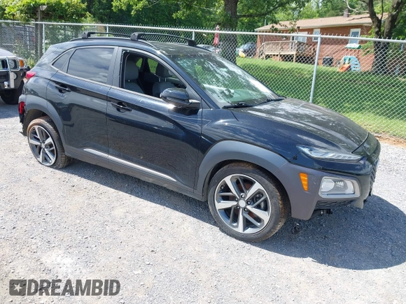 2020 Hyundai Kona Limited z VIN KM8K33A52LU591422, wystawiony jako IAAI lot #42324828 z przebiegiem 59 957 mil mil oraz . Historia ofert i sprzedaży dostępna na DreamBid. Obrazek 1.