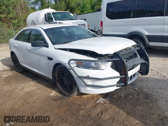 2018 Ford Police Interceptor with VIN 1FAHP2MK1JG107272, listed as a IAAI auction lot 41908229 with 100,969 mi miles and . Bid and sale history available at DreamBid. Image 1.
