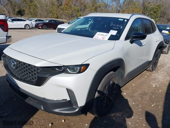 2025 Mazda CX-50 2.5 S Preferred Package with VIN 7MMVABBM4SN326095, listed as a IAAI auction lot 41588400 with 4,230 mi miles. Bid and sale history available at carsss.com. Image 17.
