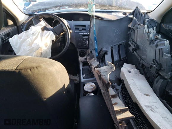 2010 Mazda 3 i Touring with VIN JM1BL1SF4A1189397, listed as a Copart auction lot 52922945 with Not Provided miles and Salvage Title. Bid and sale history available at DreamBid. Image 8.