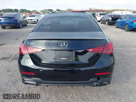 2024 Mercedes-Benz C 300 with VIN W1KAF4GB8RR174057, listed as a IAAI auction lot 41169566 with 9,340 mi miles and . Bid and sale history available at DreamBid. Image 16.