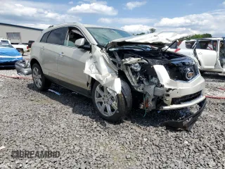2015 Cadillac SRX Premium Collection with VIN 3GYFNDE30FS568976, listed as a Copart auction lot 57725515 with 67,622 mi miles and Salvage title. Bid and sale history available at DreamBid. Image 4.