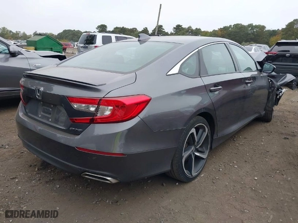2019 Honda Accord Sedan Sport 1.5T with VIN 1HGCV1F32KA024546, listed as a IAAI auction lot 40437605 with NaN miles. Bid and sale history available at carsss.com. Image 4.
