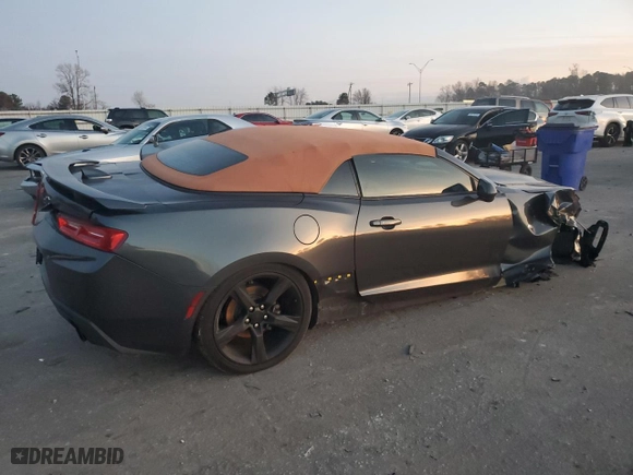 2017 Chevrolet Camaro 2LT with VIN 1G1FD3DS7H0186183, listed as a Copart auction lot 84619414 with 134,872 mi miles and Salvage Title. Bid and sale history available at carsss.com. Image 3.