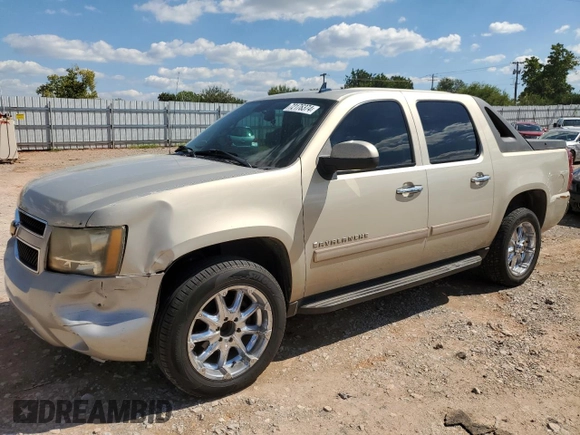 2007 Chevrolet Avalanche LT w/2LT with VIN 3GNEC12J87G175778, listed as a Copart auction lot 72176374 with 218,302 mi miles and Salvage Title. Bid and sale history available at carsss.com. Image 1.