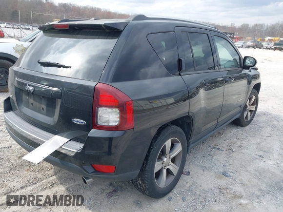 2017 Jeep Compass High Altitude with VIN 1C4NJDEB0HD192822, listed as a IAAI auction lot 41718475 with 97,716 mi miles. Bid and sale history available at carsss.com. Image 4.