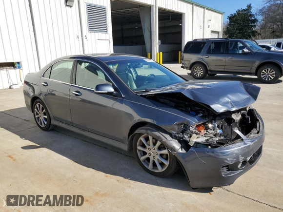 2007 Acura TSX Navi with VIN JH4CL96997C018485, listed as a Copart auction lot 88056035 with 186,164 mi miles and Salvage Title. Bid and sale history available at carsss.com. Image 4.