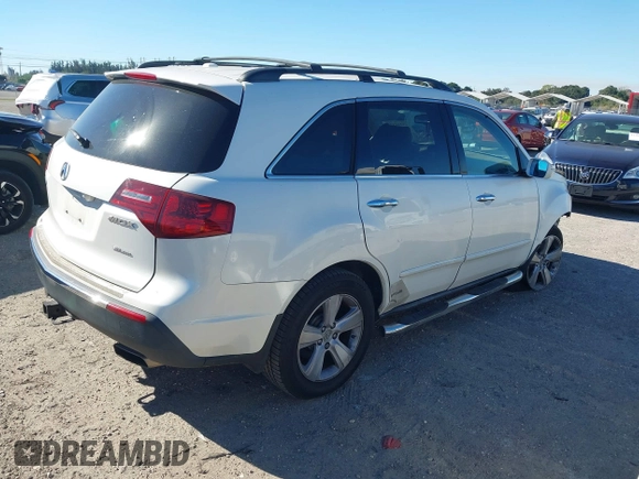 2013 Acura MDX Tech Pkg with VIN 2HNYD2H3XDH524768, listed as a IAAI auction lot 41294377 with 141,939 mi miles. Bid and sale history available at carsss.com. Image 4.
