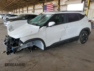 2025 Kia Seltos EX z VIN KNDERCAA9S7671844, wystawiony jako Copart lot #51185465 z przebiegiem 1 009 mil mil oraz Szkoda całkowita • Salvage title. Historia ofert i sprzedaży dostępna na DreamBid. Obrazek 1.