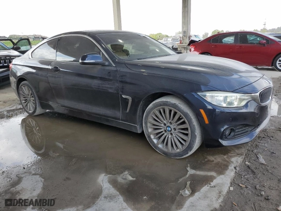 2015 BMW 4 Series 428i xDrive with VIN WBA3N5C51FK197659, listed as a Copart auction lot 45290375 with 77,068 mi miles and Salvage Title. Bid and sale history available at carsss.com. Image 4.