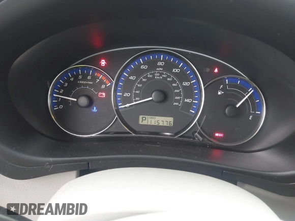 2012 Subaru Forester X with VIN JF2SHBBC4CH442923, listed as a IAAI auction lot 41974351 with 115,776 mi miles and . Bid and sale history available at DreamBid. Image 7.