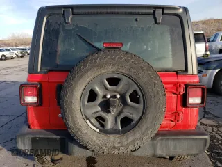 2021 Jeep Wrangler Sport with VIN 1C4GJXAG9MW614936, listed as a Copart auction lot 45460575 with Not Provided miles and Salvage Title. Bid and sale history available at DreamBid. Image 6.