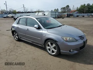 2005 Mazda 3 s with VIN JM1BK343951221655, listed as a Copart auction lot 54389825 with 95,052 mi miles and Salvage Title. Bid and sale history available at DreamBid. Image 4.