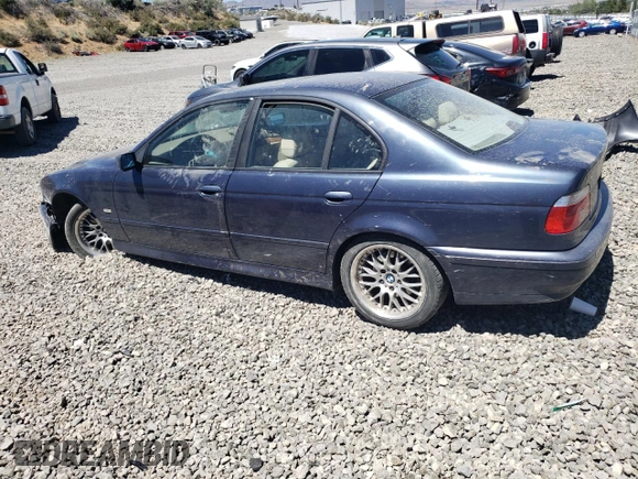 2002 BMW 5 Series 530iA with VIN WBADT63402CH93764, listed as a Copart auction lot 64886594 with 0 mi miles and Salvage Title. Bid and sale history available at carsss.com. Image 2.