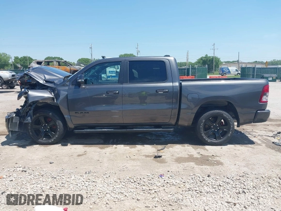 2020 Ram 1500 Big Horn with VIN 1C6SRFFT1LN328030, listed as a IAAI auction lot 42264730 with 47,428 mi miles and . Bid and sale history available at DreamBid. Image 14.