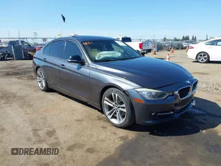 2012 BMW 3 Series 328i with VIN WBA3A5C59CF345198, listed as a IAAI auction lot 41753828 with 135,726 mi miles. Bid and sale history available at carsss.com. Image 1.