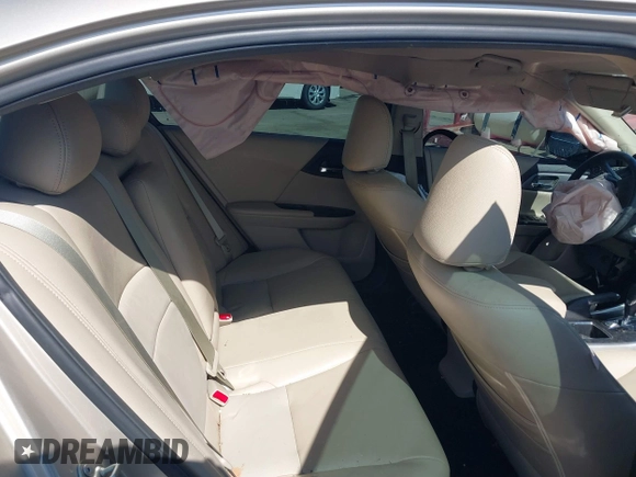 2014 Honda Accord LX with VIN 1HGCR2F33EA028541, listed as a IAAI auction lot 41904243 with 56,735 mi miles and . Bid and sale history available at carsss.com. Image 8.