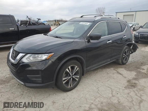 2020 Nissan Rogue S with VIN 5N1AT2MV0LC726307, listed as a Copart auction lot 87031644 with 90,218 mi miles and Salvage Title. Bid and sale history available at carsss.com. Image 1.