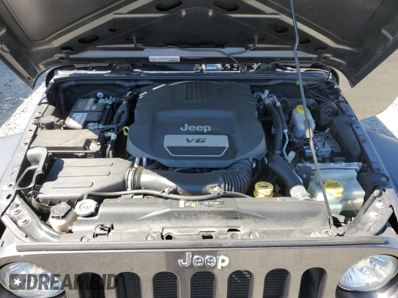 2018 Jeep Wrangler JK Unlimited Sport S with VIN 1C4HJWDG7JL929337, listed as a Copart auction lot 69376174 with 101,313 mi miles and Salvage Title. Bid and sale history available at carsss.com. Image 12.