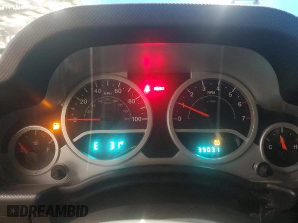 2010 Jeep Wrangler Sport with VIN 1J4AA2D11AL105141, listed as a Copart auction lot 89043335 with 39,031 mi miles and Clean Title. Bid and sale history available at carsss.com. Image 9.