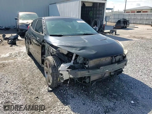 2013 Hyundai Veloster Turbo with VIN KMHTC6AE8DU178833, listed as a Copart auction lot 61944125 with 149,564 mi miles and Salvage title. Bid and sale history available at DreamBid. Image 15.