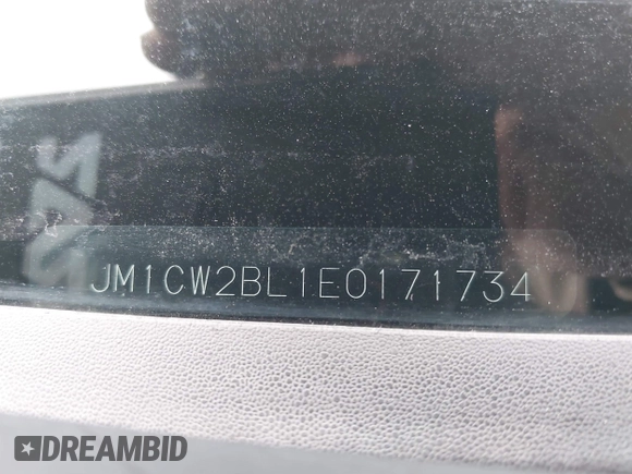 2014 Mazda Mazda5 Sport with VIN JM1CW2BL1E0171734, listed as a IAAI auction lot 41815309 with 107,330 mi miles. Bid and sale history available at carsss.com. Image 9.