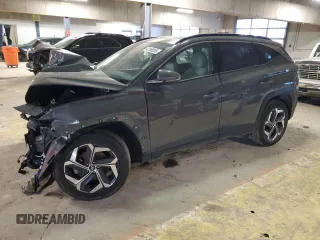 2024 Hyundai Tucson Limited z VIN 5NMJE3DE5RH348791, wystawiony jako Copart lot #42166855 z przebiegiem Nie podano mil oraz Szkoda całkowita • Salvage title. Historia ofert i sprzedaży dostępna na DreamBid. Obrazek 1.