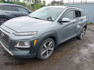 2020 Hyundai Kona Limited with VIN KM8K3CA5XLU396152, listed as a IAAI auction lot 42165576 with 35,260 mi miles. Bid and sale history available at carsss.com. Image 2.