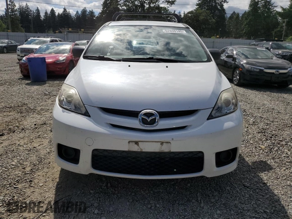 2007 Mazda 5 Touring with VIN JM1CR293970145575, listed as a Copart auction lot 62800145 with 139,286 mi miles and Salvage title. Bid and sale history available at DreamBid. Image 5.