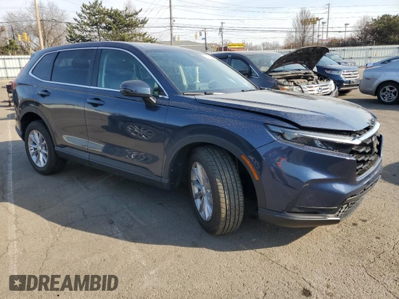 2024 Honda CR-V EX-L with VIN 5J6RS4H74RL005007, listed as a Copart auction lot 48705455 with 11,042 mi miles and Salvage Title. Bid and sale history available at carsss.com. Image 4.