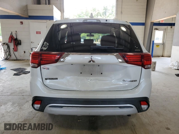 2019 Mitsubishi Outlander ES with VIN JA4AZ3A36KZ048504, listed as a Copart auction lot 59570195 with 92,473 mi miles and Salvage title. Bid and sale history available at DreamBid. Image 6.