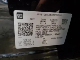 2023 Chevrolet Traverse LT Leather with VIN 1GNEVHKW8PJ192481, listed as a Copart auction lot 44210865 with 53,633 mi miles and Salvage Title. Bid and sale history available at carsss.com. Image 14.
