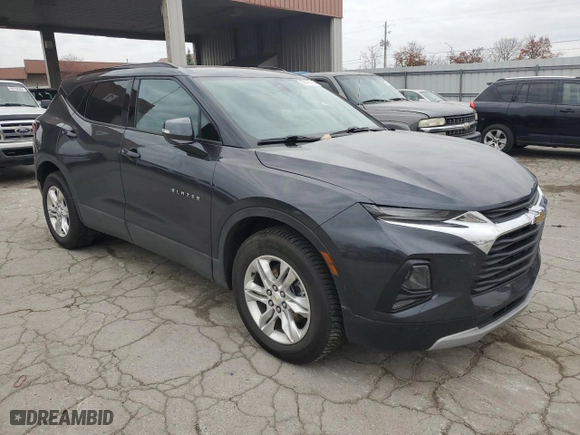 2021 Chevrolet Blazer LT with VIN 3GNKBHRS8MS559467, listed as a Copart auction lot 80443794 with 42,673 mi miles and Salvage Title. Bid and sale history available at carsss.com. Image 4.