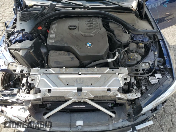 2020 BMW 3 Series 330i with VIN WBA5R1C08LFH41897, listed as a Copart auction lot 50094785 with 55,930 mi miles and Salvage Title. Bid and sale history available at carsss.com. Image 11.