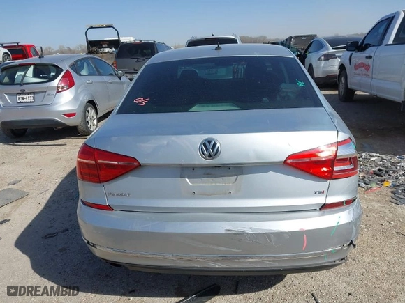 2016 Volkswagen Passat 1.8T S with VIN 1VWAS7A3XGC033240, listed as a IAAI auction lot 41852211 with 93,608 mi miles. Bid and sale history available at carsss.com. Image 16.