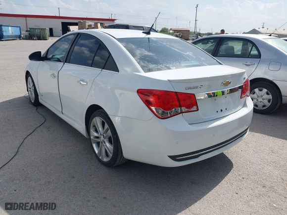 2012 Chevrolet Cruze LTZ with VIN 1G1PH5SC1C7230548, listed as a IAAI auction lot 41885835 with 195,749 mi miles. Bid and sale history available at carsss.com. Image 3.