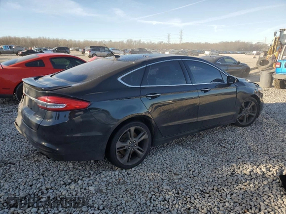 2017 Ford Fusion Sport with VIN 3FA6P0VP7HR174984, listed as a Copart auction lot 47268125 with 142,306 mi miles and Salvage Title. Bid and sale history available at carsss.com. Image 3.