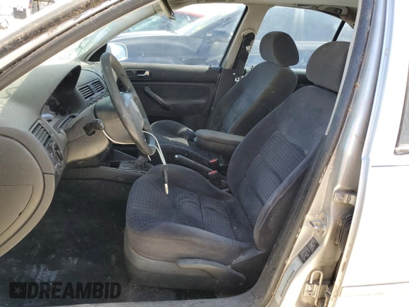 1999 Volkswagen Jetta GLS with VIN 3VWSA29M0XM044902, listed as a Copart auction lot 74619954 with 273,284 mi miles and Salvage title. Bid and sale history available at DreamBid. Image 7.