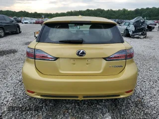 2012 Lexus CT 200h with VIN JTHKD5BH3C2054672, listed as a Copart auction lot 62001325 with 101,939 mi miles and Salvage title. Bid and sale history available at DreamBid. Image 6.