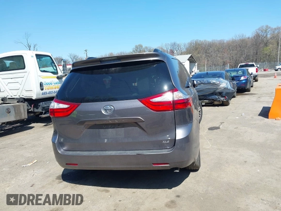 2015 Toyota Sienna XLE with VIN 5TDYK3DC6FS645065, listed as a IAAI auction lot 41937548 with 355,732 mi miles. Bid and sale history available at carsss.com. Image 16.