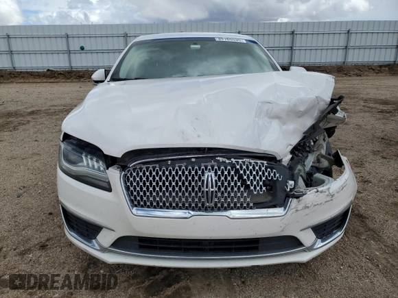 2017 Lincoln MKZ Hybrid Premiere with VIN 3LN6L5KU3HR609329, listed as a Copart auction lot 49165535 with Not Provided miles and Salvage Title. Bid and sale history available at carsss.com. Image 5.