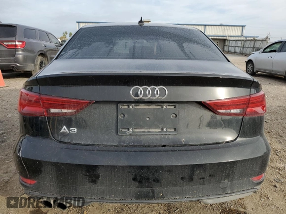 2019 Audi A3 Sedan Premium with VIN WAUAUGFF8KA107322, listed as a Copart auction lot 38148864 with 34,580 mi miles. Bid and sale history available at carsss.com. Image 6.