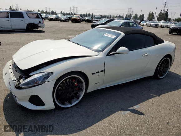 2018 Maserati GranTurismo Sport with VIN ZAM45VMA6J0278885, listed as a Copart auction lot 68682793 with 46,371 mi miles and . Bid and sale history available at DreamBid. Image 1.